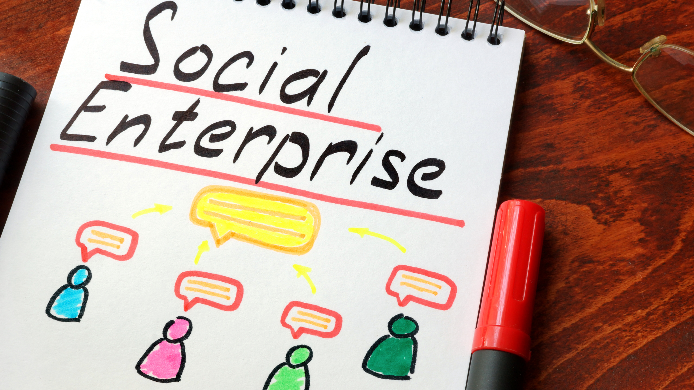 Social enterprises are an up-and-coming business form and are a remarkable fusion of entrepreneurial spirit and social responsibility.